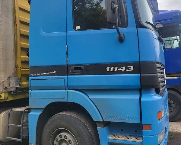 Синий Мерседес Актрос, объемом двигателя 12.5 л и пробегом 808 тыс. км за 11500 $, фото 1 на Automoto.ua