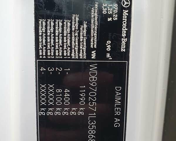 Белый Мерседес Атего, объемом двигателя 4.3 л и пробегом 481 тыс. км за 26500 $, фото 27 на Automoto.ua