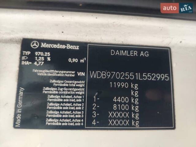 Белый Мерседес Атего, объемом двигателя 4.2 л и пробегом 243 тыс. км за 32500 $, фото 17 на Automoto.ua