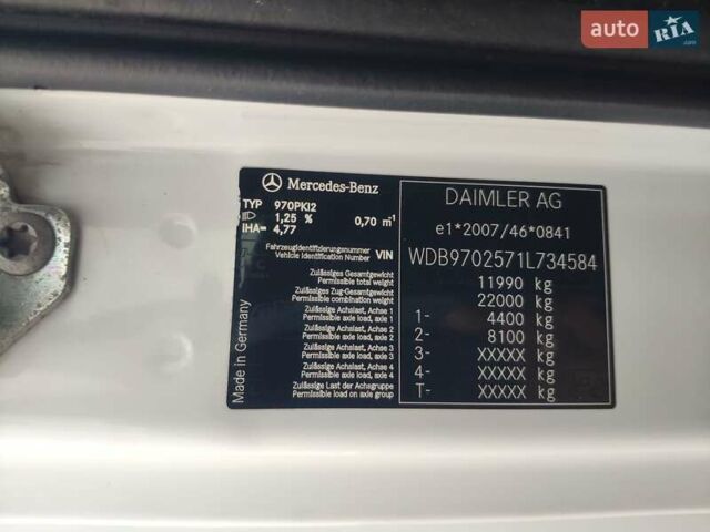 Белый Мерседес Атего, объемом двигателя 0 л и пробегом 450 тыс. км за 33700 $, фото 11 на Automoto.ua