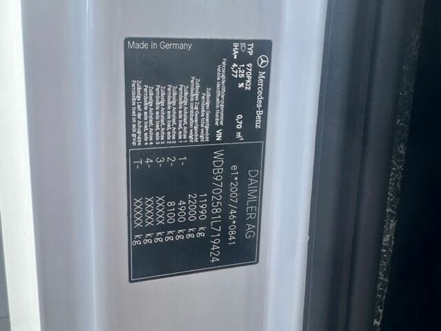 Белый Мерседес Атего, объемом двигателя 4.75 л и пробегом 620 тыс. км за 33700 $, фото 63 на Automoto.ua