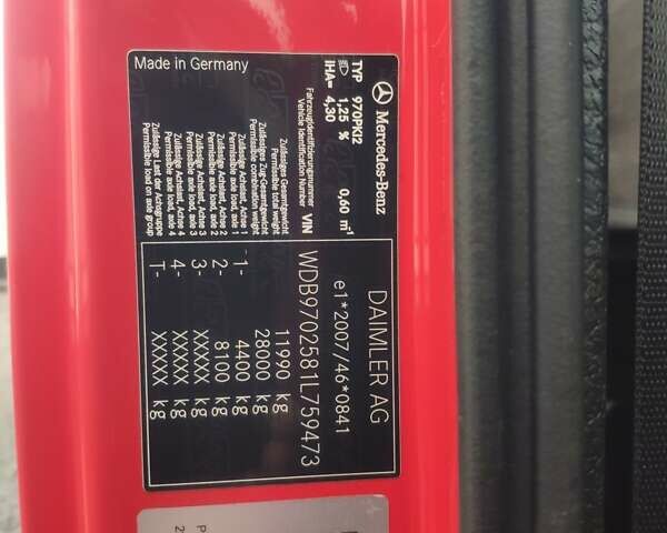 Красный Мерседес Атего, объемом двигателя 6.4 л и пробегом 461 тыс. км за 41500 $, фото 26 на Automoto.ua