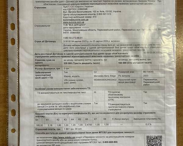 Красный Мерседес Атего, объемом двигателя 6.9 л и пробегом 900 тыс. км за 22000 $, фото 19 на Automoto.ua