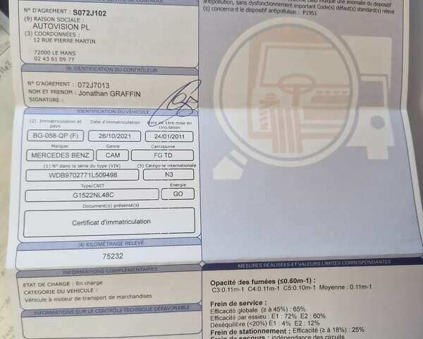 Мерседес Атего, объемом двигателя 4.8 л и пробегом 101 тыс. км за 35900 $, фото 58 на Automoto.ua