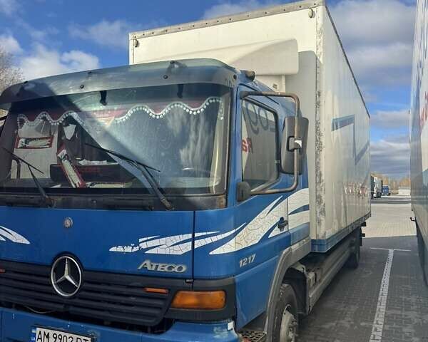 Синий Мерседес Атего, объемом двигателя 4.2 л и пробегом 800 тыс. км за 10500 $, фото 1 на Automoto.ua