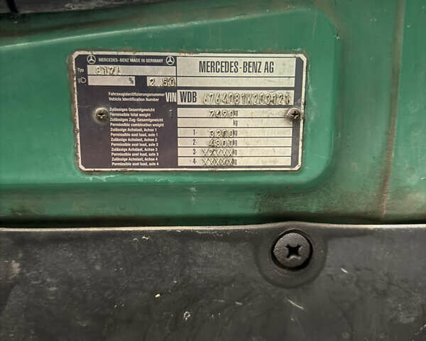 Зеленый Мерседес Атего, объемом двигателя 4.25 л и пробегом 300 тыс. км за 8000 $, фото 9 на Automoto.ua