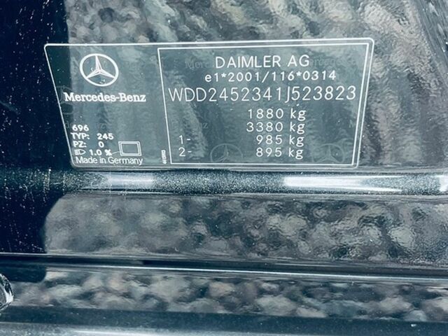 Черный Мерседес Б-класс, объемом двигателя 2.03 л и пробегом 132 тыс. км за 9777 $, фото 68 на Automoto.ua