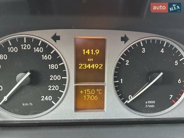 Серый Мерседес Б-класс, объемом двигателя 2.03 л и пробегом 234 тыс. км за 6550 $, фото 78 на Automoto.ua