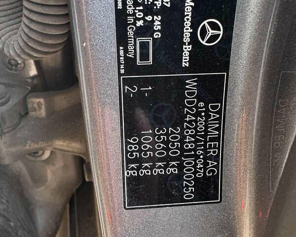 Серый Мерседес Б-класс, объемом двигателя 2 л и пробегом 240 тыс. км за 9200 $, фото 12 на Automoto.ua