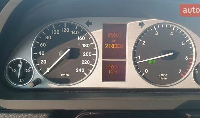 Синій Мерседес Б-клас, об'ємом двигуна 2 л та пробігом 218 тис. км за 6500 $, фото 13 на Automoto.ua