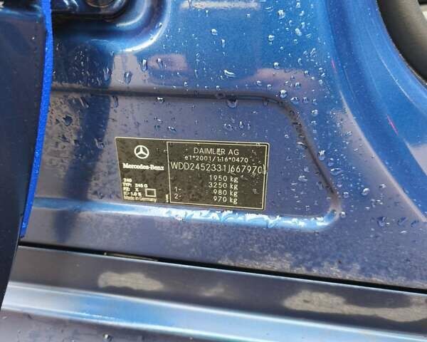 Синий Мерседес Б-класс, объемом двигателя 2 л и пробегом 328 тыс. км за 7800 $, фото 28 на Automoto.ua