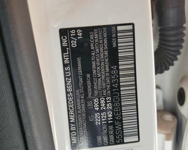 Білий Мерседес Ц-Клас, об'ємом двигуна 3 л та пробігом 105 тис. км за 5000 $, фото 11 на Automoto.ua