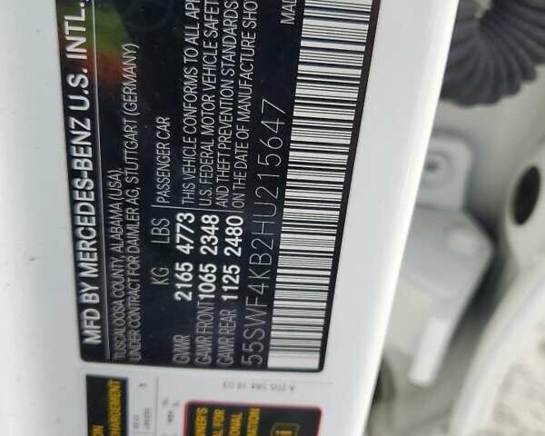 Білий Мерседес Ц-Клас, об'ємом двигуна 2 л та пробігом 31 тис. км за 5700 $, фото 11 на Automoto.ua