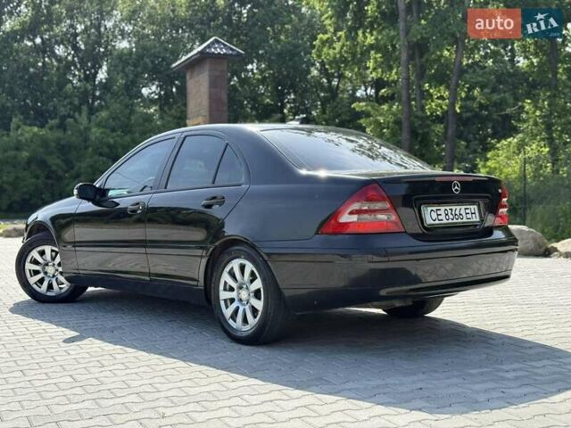 Черный Мерседес Ц-Класс, объемом двигателя 1.8 л и пробегом 280 тыс. км за 4550 $, фото 7 на Automoto.ua