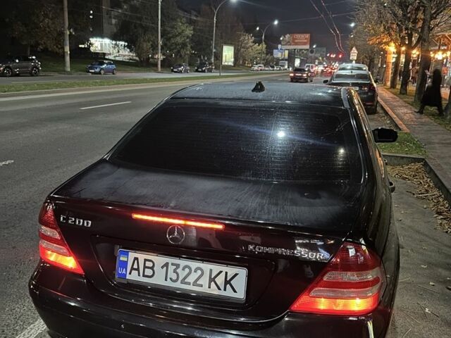Чорний Мерседес Ц-Клас, об'ємом двигуна 1.8 л та пробігом 230 тис. км за 5900 $, фото 2 на Automoto.ua