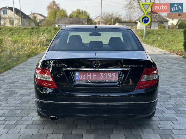 Мерседес Ц-Клас 2007 у Старокостянтинів на Automoto.ua Чорний Мерседес Ц-Клас, об'ємом двигуна 1.8 л та пробігом 220 тис. км за 8350 $, фото 5 на Automoto.ua