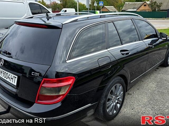 Черный Мерседес Ц-Класс, объемом двигателя 2.2 л и пробегом 294 тыс. км за 8100 $, фото 3 на Automoto.ua