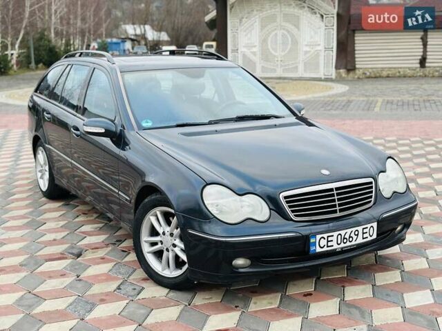 Черный Мерседес Ц-Класс, объемом двигателя 1.8 л и пробегом 385 тыс. км за 3950 $, фото 1 на Automoto.ua