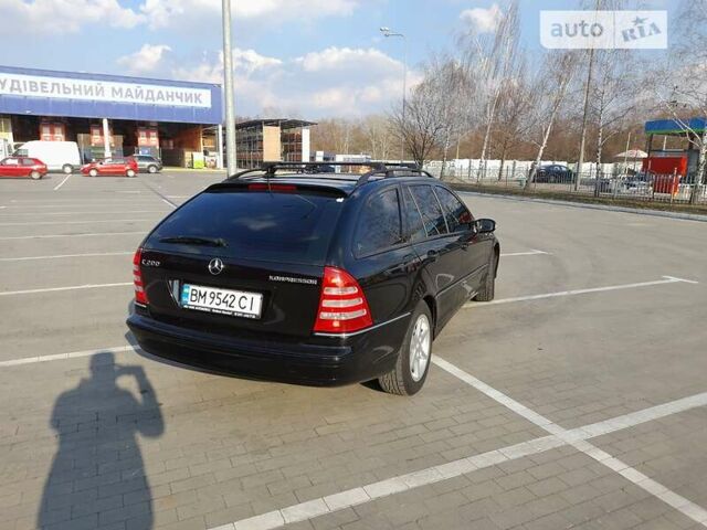 Черный Мерседес Ц-Класс, объемом двигателя 1.8 л и пробегом 255 тыс. км за 6700 $, фото 17 на Automoto.ua