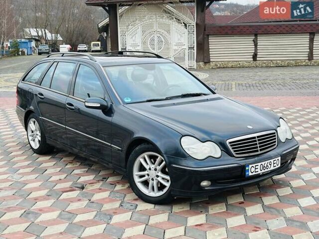 Черный Мерседес Ц-Класс, объемом двигателя 1.8 л и пробегом 385 тыс. км за 3950 $, фото 2 на Automoto.ua