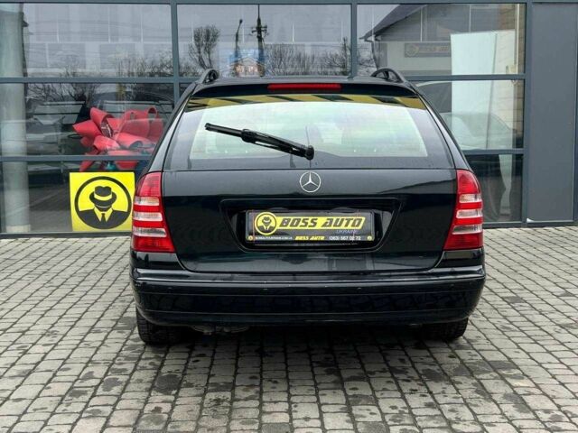 Черный Мерседес Ц-Класс, объемом двигателя 1.8 л и пробегом 294 тыс. км за 6200 $, фото 5 на Automoto.ua