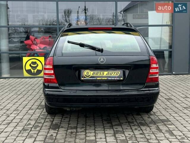 Черный Мерседес Ц-Класс, объемом двигателя 1.8 л и пробегом 294 тыс. км за 6200 $, фото 5 на Automoto.ua