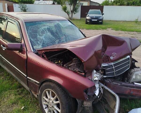 Мерседес Ц-Клас 1995 у Яготине на Automoto.ua Червоний Мерседес Ц-Клас, об'ємом двигуна 2.2 л та пробігом 250 тис. км за 600 $, фото 2 на Automoto.ua