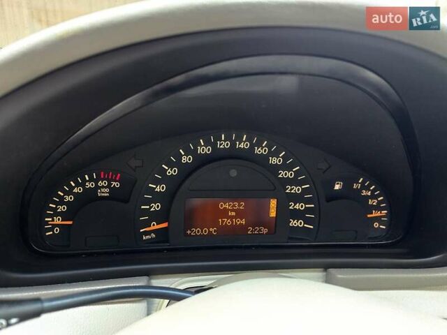 Серый Мерседес Ц-Класс, объемом двигателя 1.8 л и пробегом 176 тыс. км за 7500 $, фото 149 на Automoto.ua