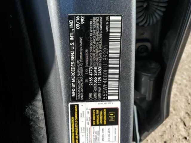 Серый Мерседес Ц-Класс, объемом двигателя 2 л и пробегом 129 тыс. км за 14500 $, фото 12 на Automoto.ua