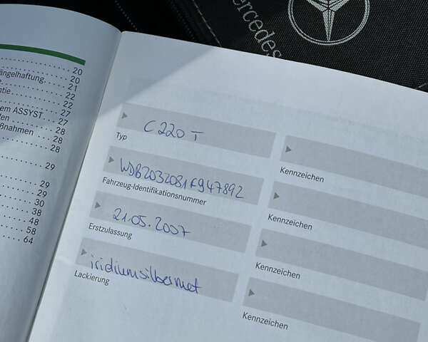 Серый Мерседес Ц-Класс, объемом двигателя 2.2 л и пробегом 299 тыс. км за 7899 $, фото 33 на Automoto.ua