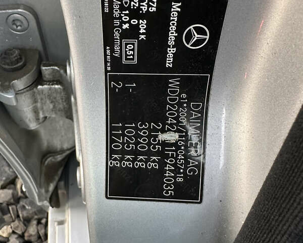 Серый Мерседес Ц-Класс, объемом двигателя 2.2 л и пробегом 225 тыс. км за 11400 $, фото 32 на Automoto.ua
