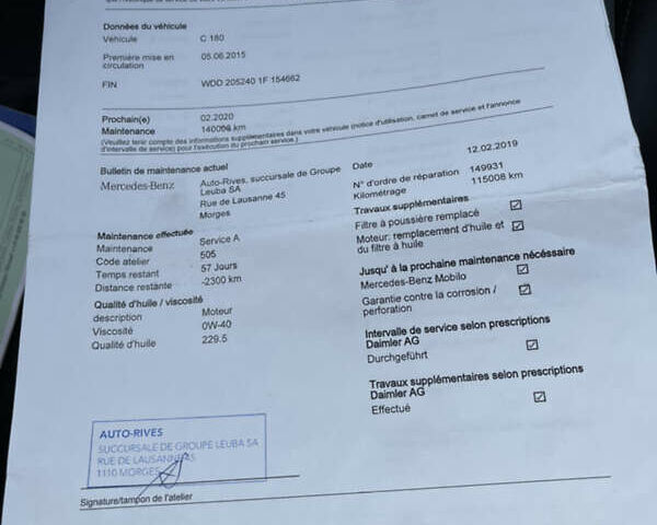 Серый Мерседес Ц-Класс, объемом двигателя 1.6 л и пробегом 244 тыс. км за 15900 $, фото 18 на Automoto.ua