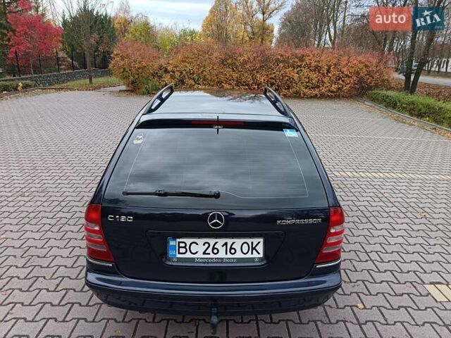 Синий Мерседес Ц-Класс, объемом двигателя 1.8 л и пробегом 286 тыс. км за 5500 $, фото 18 на Automoto.ua