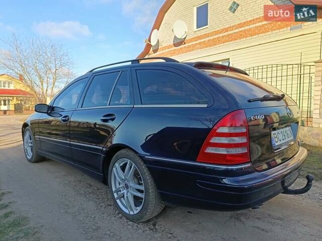 Синий Мерседес Ц-Класс, объемом двигателя 1.8 л и пробегом 286 тыс. км за 5500 $, фото 7 на Automoto.ua