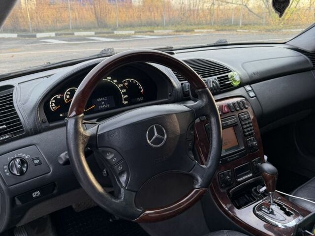 Чорний Мерседес ЦЛ, об'ємом двигуна 5 л та пробігом 240 тис. км за 6800 $, фото 6 на Automoto.ua