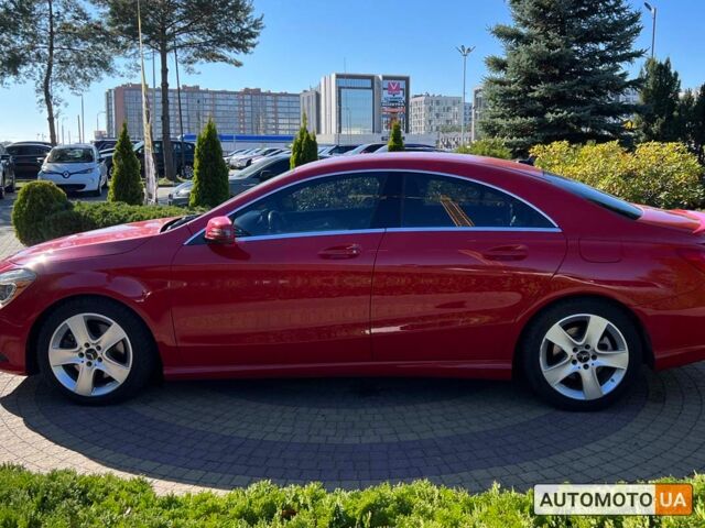 Красный Мерседес ЦЛА 250, объемом двигателя 2 л и пробегом 120 тыс. км за 16999 $, фото 3 на Automoto.ua