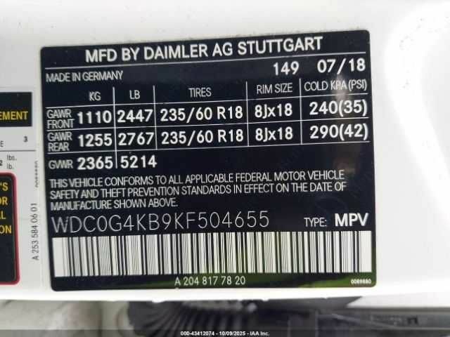 Белый Мерседес ЦЛЦ-класс, объемом двигателя 2 л и пробегом 87 тыс. км за 7000 $, фото 8 на Automoto.ua