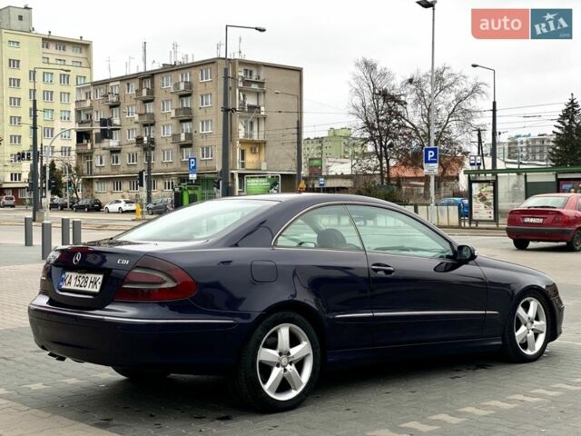 Синий Мерседес ЦЛК-Класс, объемом двигателя 2.7 л и пробегом 346 тыс. км за 7000 $, фото 7 на Automoto.ua