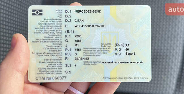 Зеленый Мерседес Ситан, объемом двигателя 1.46 л и пробегом 78 тыс. км за 13000 $, фото 4 на Automoto.ua