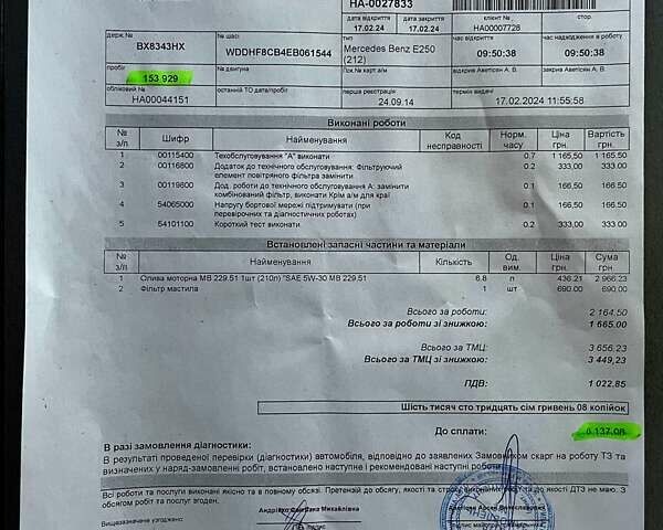 Белый Мерседес Е-Класс, объемом двигателя 2.2 л и пробегом 153 тыс. км за 24900 $, фото 74 на Automoto.ua