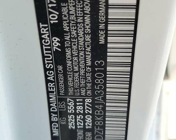 Белый Мерседес Е-Класс, объемом двигателя 3.98 л и пробегом 84 тыс. км за 30000 $, фото 11 на Automoto.ua