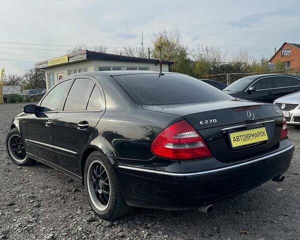 Черный Мерседес Е-Класс, объемом двигателя 2.69 л и пробегом 322 тыс. км за 5650 $, фото 8 на Automoto.ua