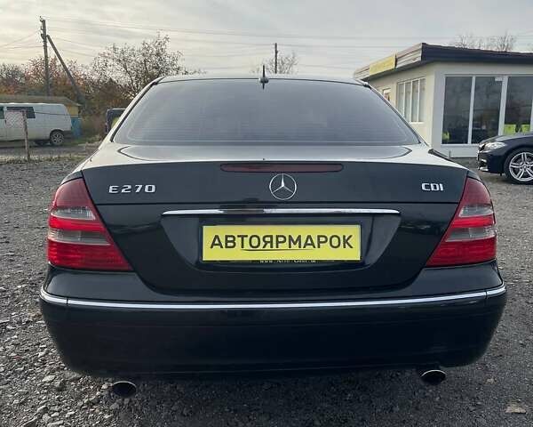 Черный Мерседес Е-Класс, объемом двигателя 2.69 л и пробегом 322 тыс. км за 5650 $, фото 7 на Automoto.ua