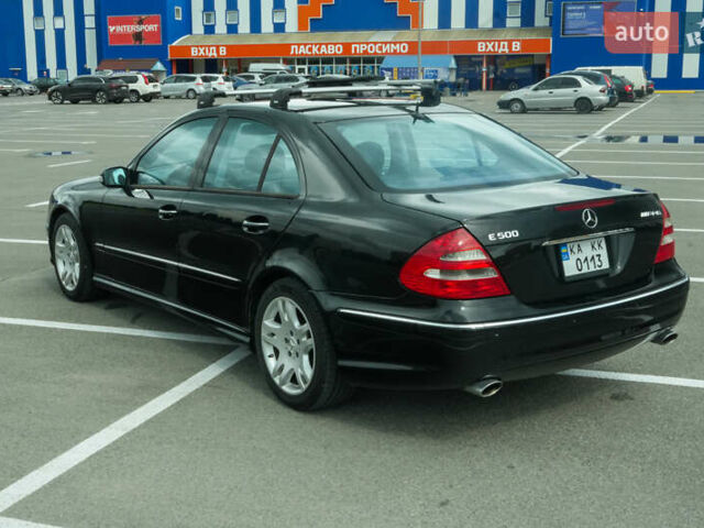 Черный Мерседес Е-Класс, объемом двигателя 4.97 л и пробегом 300 тыс. км за 9300 $, фото 12 на Automoto.ua