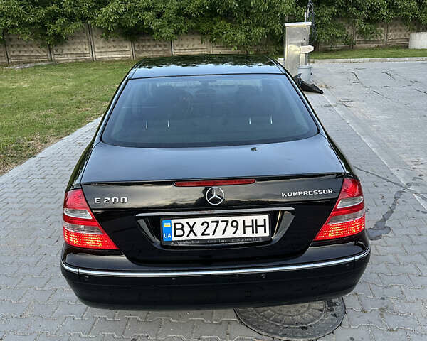 Мерседес Е-Класс 2003 в Дунаевцах на Automoto.ua Черный Мерседес Е-Класс, объемом двигателя 1.8 л и пробегом 265 тыс. км за 6400 $, фото 11 на Automoto.ua