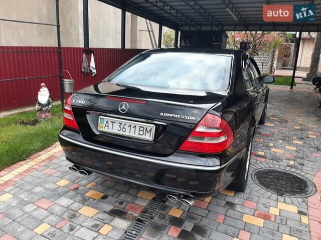 Черный Мерседес Е-Класс, объемом двигателя 1.8 л и пробегом 320 тыс. км за 8500 $, фото 7 на Automoto.ua