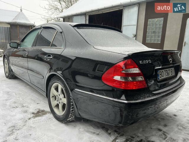 Черный Мерседес Е-Класс, объемом двигателя 2.7 л и пробегом 200 тыс. км за 7750 $, фото 52 на Automoto.ua