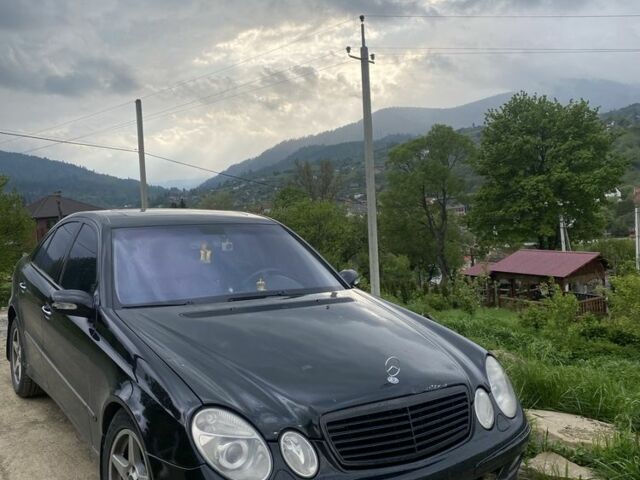 Черный Мерседес Е-Класс, объемом двигателя 2.6 л и пробегом 220 тыс. км за 4800 $, фото 1 на Automoto.ua