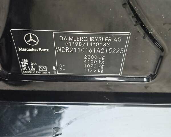 Чорний Мерседес Е-Клас, об'ємом двигуна 2.7 л та пробігом 203 тис. км за 10300 $, фото 33 на Automoto.ua