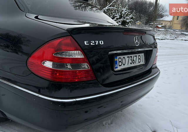 Черный Мерседес Е-Класс, объемом двигателя 2.7 л и пробегом 200 тыс. км за 7750 $, фото 5 на Automoto.ua